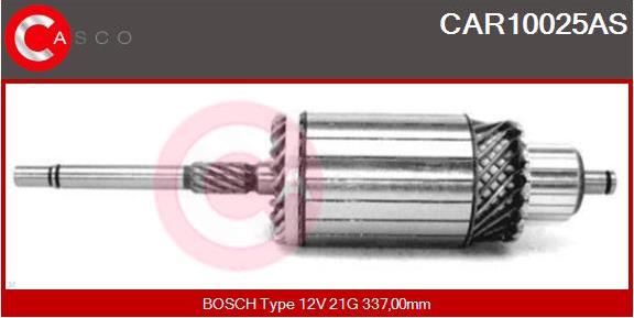 Casco CAR10025AS - Якорь, стартер autospares.lv