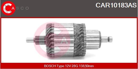 Casco CAR10183AS - Якорь, стартер autospares.lv