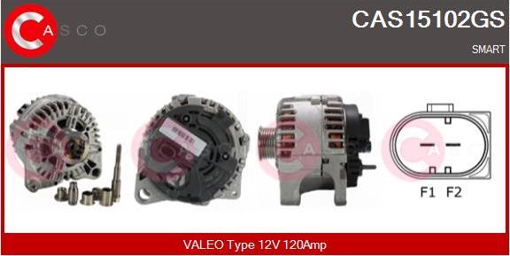 Casco CAS15102GS - Пусковой генератор autospares.lv