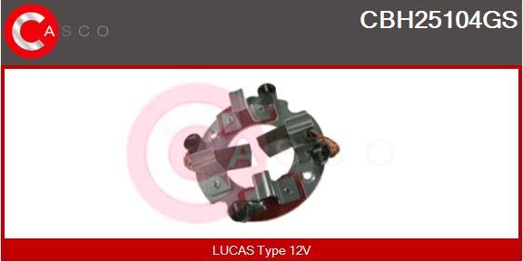 Casco CBH25104GS - Кронштейн, угольная щетка autospares.lv