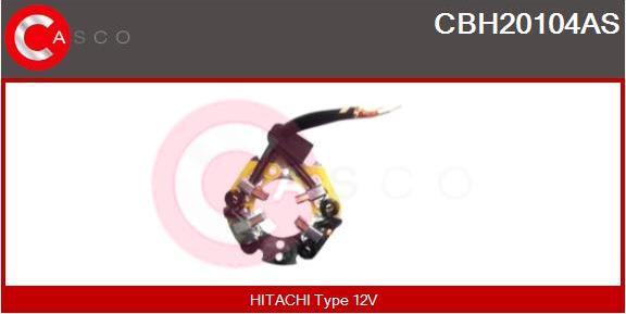 Casco CBH20104AS - Кронштейн, угольная щетка autospares.lv