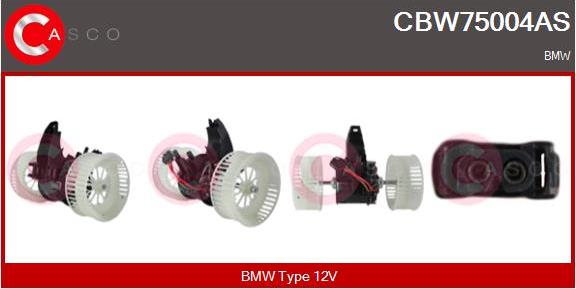 Casco CBW75004AS - Вентилятор салона autospares.lv