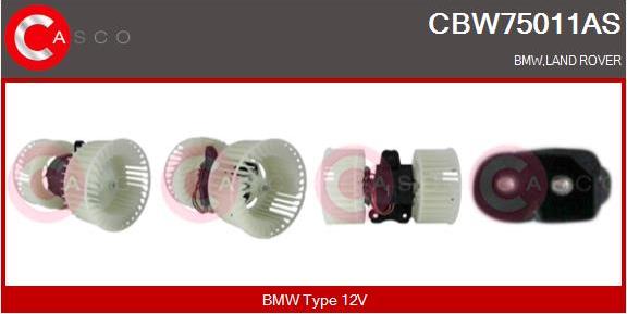 Casco CBW75011AS - Вентилятор салона autospares.lv