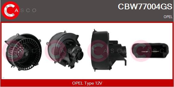 Casco CBW77004GS - Вентилятор салона autospares.lv