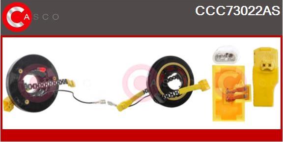 Casco CCC73022AS - Витая пружина, подушка безопасности autospares.lv