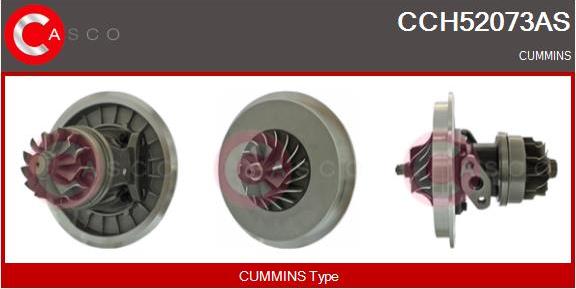 Casco CCH52073AS - Картридж турбины, группа корпуса компрессора autospares.lv