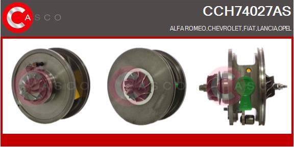 Casco CCH74027AS - Картридж турбины, группа корпуса компрессора autospares.lv