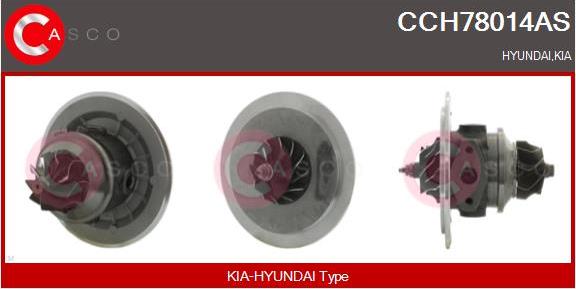 Casco CCH78014AS - Картридж турбины, группа корпуса компрессора autospares.lv