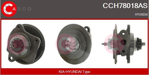 Casco CCH78018AS - Картридж турбины, группа корпуса компрессора autospares.lv