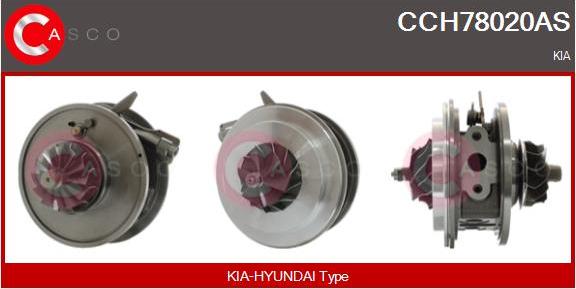 Casco CCH78020AS - Картридж турбины, группа корпуса компрессора autospares.lv