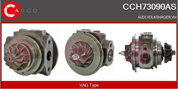 Casco CCH73090AS - Картридж турбины, группа корпуса компрессора autospares.lv