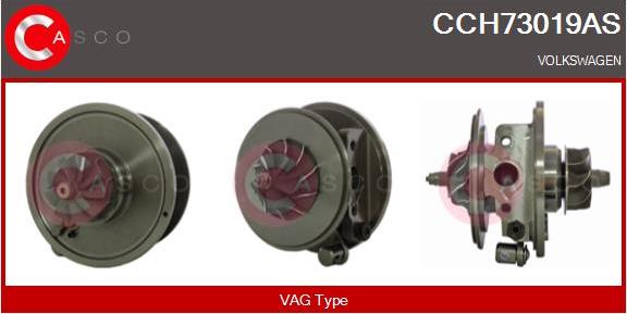 Casco CCH73019AS - Картридж турбины, группа корпуса компрессора autospares.lv