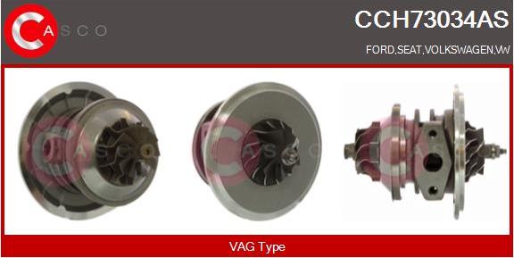Casco CCH73034AS - Картридж турбины, группа корпуса компрессора autospares.lv