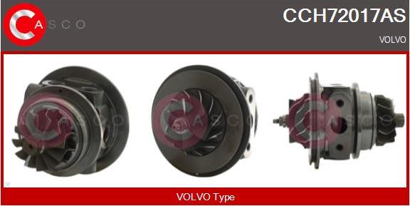 Casco CCH72017AS - Картридж турбины, группа корпуса компрессора autospares.lv