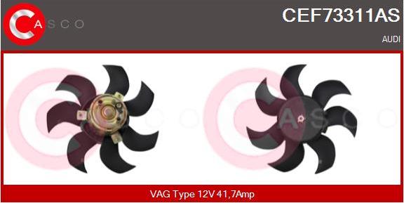 Casco CEF73311AS - Вентилятор, охлаждение двигателя autospares.lv