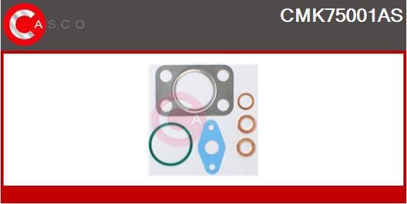 Casco CMK75001AS - Установочный комплект, турбокомпрессор autospares.lv