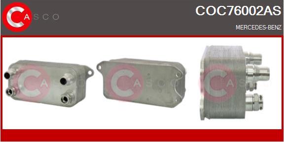 Casco COC76002AS - Масляный радиатор, двигательное масло autospares.lv