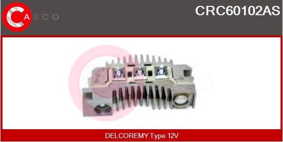 Casco CRC60102AS - Выпрямитель, диодный мост, генератор autospares.lv