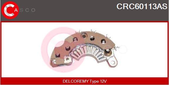 Casco CRC60113AS - Выпрямитель, диодный мост, генератор autospares.lv