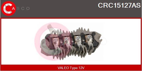 Casco CRC15127AS - Выпрямитель, диодный мост, генератор autospares.lv