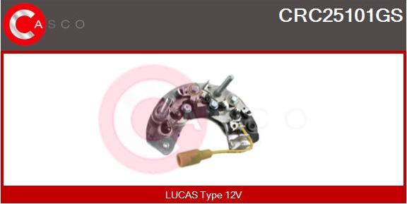 Casco CRC25101GS - Выпрямитель, диодный мост, генератор autospares.lv