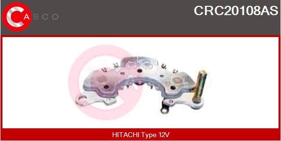 Casco CRC20108AS - Выпрямитель, диодный мост, генератор autospares.lv