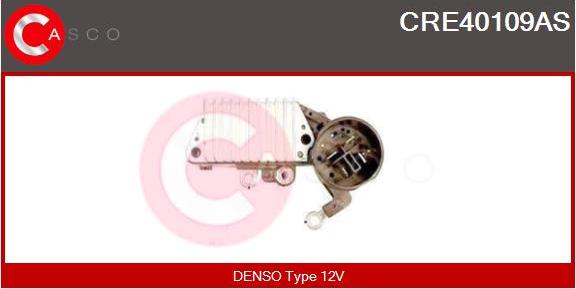 Casco CRE40109AS - Регулятор напряжения, генератор autospares.lv