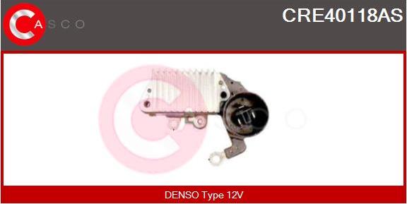 Casco CRE40118AS - Регулятор напряжения, генератор autospares.lv