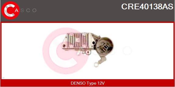 Casco CRE40138AS - Регулятор напряжения, генератор autospares.lv