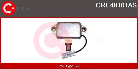 Casco CRE48101AS - Регулятор напряжения, генератор autospares.lv