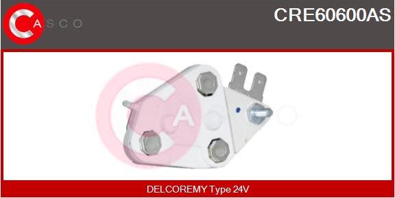 Casco CRE60600AS - Регулятор напряжения, генератор autospares.lv