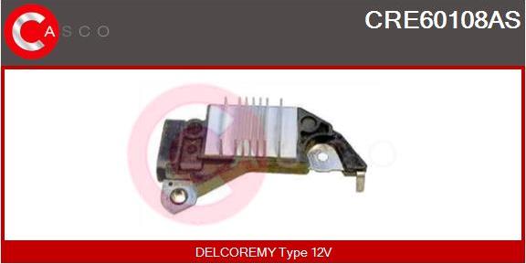 Casco CRE60108AS - Регулятор напряжения, генератор autospares.lv