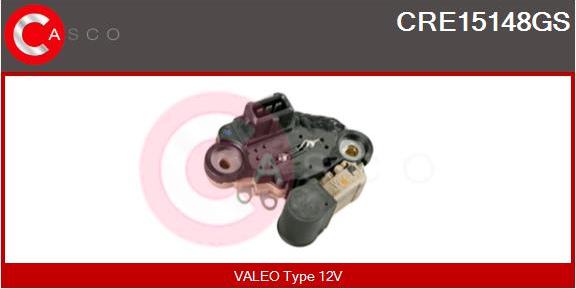 Casco CRE15148GS - Регулятор напряжения, генератор autospares.lv