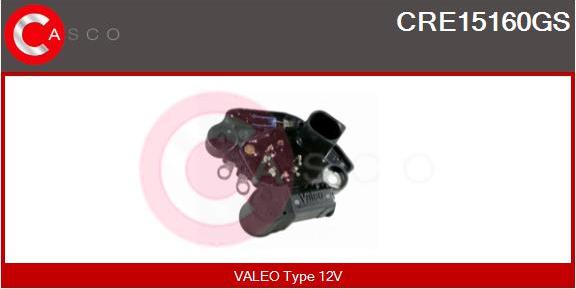 Casco CRE15160GS - Регулятор напряжения, генератор autospares.lv