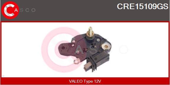 Casco CRE15109GS - Регулятор напряжения, генератор autospares.lv