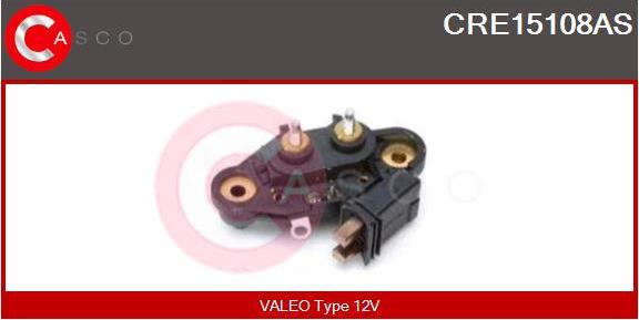 Casco CRE15108AS - Регулятор напряжения, генератор autospares.lv