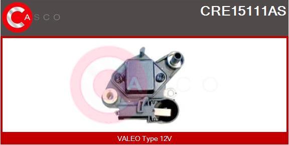 Casco CRE15111AS - Регулятор напряжения, генератор autospares.lv
