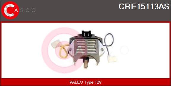 Casco CRE15113AS - Регулятор напряжения, генератор autospares.lv