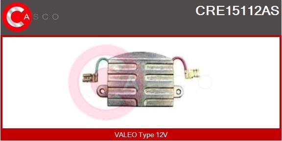 Casco CRE15112AS - Регулятор напряжения, генератор autospares.lv