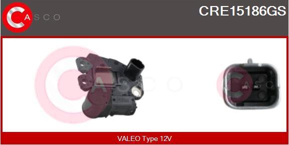 Casco CRE15186GS - Регулятор напряжения, генератор autospares.lv