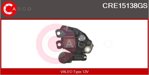 Casco CRE15138GS - Регулятор напряжения, генератор autospares.lv