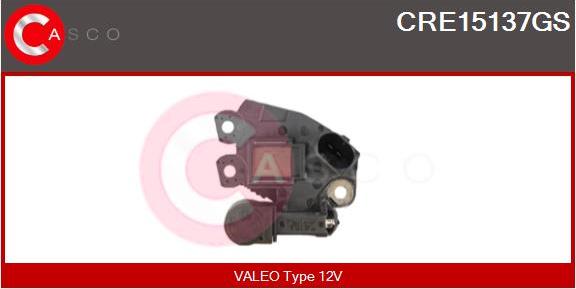 Casco CRE15137GS - Регулятор напряжения, генератор autospares.lv