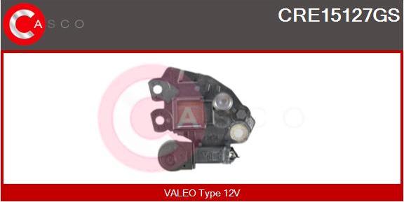 Casco CRE15127GS - Регулятор напряжения, генератор autospares.lv