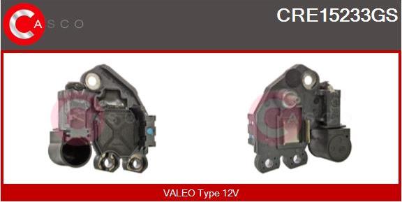 Casco CRE15233GS - Регулятор напряжения, генератор autospares.lv