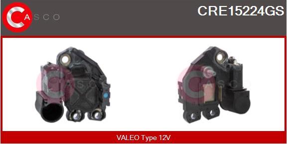 Casco CRE15224GS - Регулятор напряжения, генератор autospares.lv