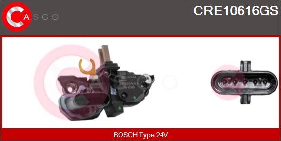 Casco CRE10616GS - Регулятор напряжения, генератор autospares.lv