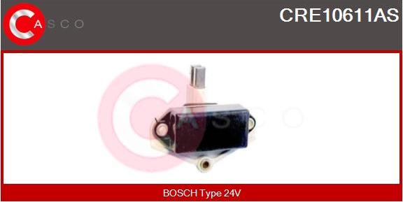 Casco CRE10611AS - Регулятор напряжения, генератор autospares.lv