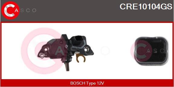 Casco CRE10104GS - Регулятор напряжения, генератор autospares.lv