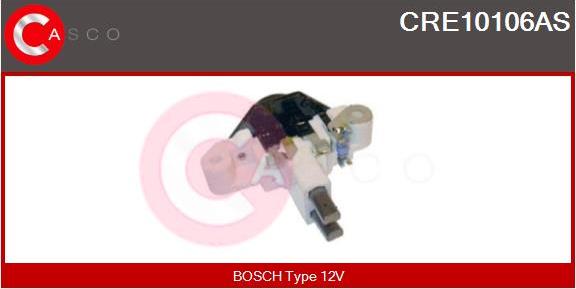 Casco CRE10106AS - Регулятор напряжения, генератор autospares.lv