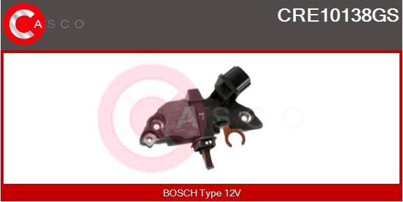 Casco CRE10138GS - Регулятор напряжения, генератор autospares.lv